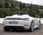 2020 Porsche 718 Spyder (Color: Carrara White Metallic) Rear Wallpapers 150x120