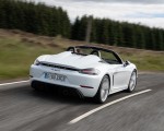 2020 Porsche 718 Spyder (Color: Carrara White Metallic) Rear Wallpapers 150x120