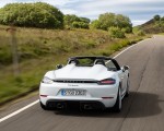 2020 Porsche 718 Spyder (Color: Carrara White Metallic) Rear Wallpapers 150x120