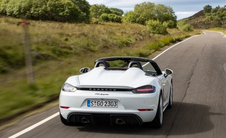 2020 Porsche 718 Spyder (Color: Carrara White Metallic) Rear Wallpapers 450x275 (148)