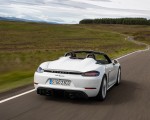 2020 Porsche 718 Spyder (Color: Carrara White Metallic) Rear Wallpapers 150x120