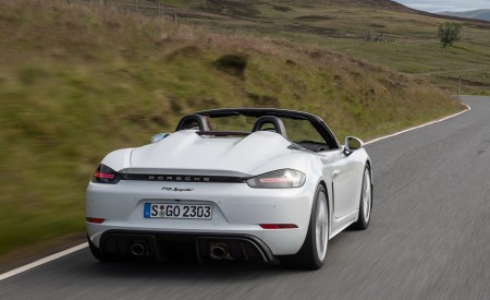 2020 Porsche 718 Spyder (Color: Carrara White Metallic) Rear Wallpapers 450x275 (154)