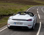 2020 Porsche 718 Spyder (Color: Carrara White Metallic) Rear Wallpapers 150x120