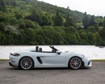 2020 Porsche 718 Spyder (Color: Carrara White Metallic) Side Wallpapers 150x120