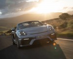 2020 Porsche 718 Spyder (Color: GT Silver Metallic) Front Wallpapers 150x120