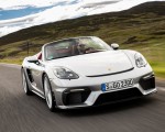 2020 Porsche 718 Spyder (Color: GT Silver Metallic) Front Wallpapers 150x120