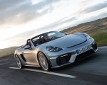 2020 Porsche 718 Spyder (Color: GT Silver Metallic) Front Wallpapers 150x120