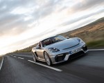 2020 Porsche 718 Spyder (Color: GT Silver Metallic) Front Wallpapers 150x120