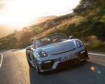 2020 Porsche 718 Spyder (Color: GT Silver Metallic) Front Wallpapers 150x120