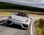 2020 Porsche 718 Spyder (Color: GT Silver Metallic) Front Wallpapers 150x120