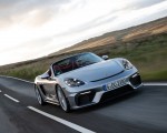 2020 Porsche 718 Spyder (Color: GT Silver Metallic) Front Wallpapers 150x120