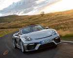 2020 Porsche 718 Spyder (Color: GT Silver Metallic) Front Wallpapers 150x120