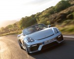 2020 Porsche 718 Spyder (Color: GT Silver Metallic) Front Wallpapers 150x120