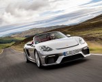 2020 Porsche 718 Spyder (Color: GT Silver Metallic) Front Wallpapers 150x120