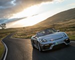 2020 Porsche 718 Spyder (Color: GT Silver Metallic) Front Wallpapers 150x120