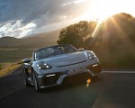 2020 Porsche 718 Spyder (Color: GT Silver Metallic) Front Wallpapers 150x120