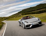 2020 Porsche 718 Spyder (Color: GT Silver Metallic) Front Wallpapers 150x120