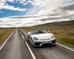 2020 Porsche 718 Spyder (Color: GT Silver Metallic) Front Wallpapers 150x120
