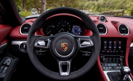 2020 Porsche 718 Spyder (Color: GT Silver Metallic) Interior Cockpit Wallpapers 450x275 (270)