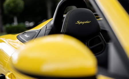 2020 Porsche 718 Spyder (Color: Racing Yellow) Detail Wallpapers 450x275 (99)