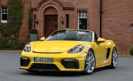 2020 Porsche 718 Spyder (Color: Racing Yellow) Front Wallpapers 450x275 (85)