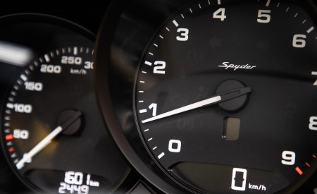 2020 Porsche 718 Spyder (Color: Racing Yellow) Instrument Cluster Wallpapers 450x275 (109)