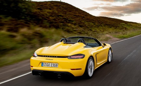 2020 Porsche 718 Spyder (Color: Racing Yellow) Rear Wallpapers 450x275 (65)