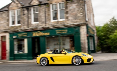 2020 Porsche 718 Spyder (Color: Racing Yellow) Side Wallpapers 450x275 (76)