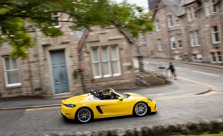 2020 Porsche 718 Spyder (Color: Racing Yellow) Side Wallpapers 450x275 (78)