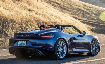 2020 Porsche 718 Spyder Rear Three-Quarter Wallpapers 450x275 (42)