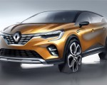 2020 Renault Captur Design Sketch Wallpapers 150x120