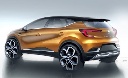 2020 Renault Captur Design Sketch Wallpapers 450x275 (19)