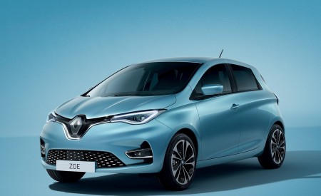 2020 Renault Zoe (Color: Celadon Blue) Front Three-Quarter Wallpapers 450x275 (30)