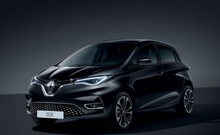 2020 Renault Zoe (Color: Diamond Black) Front Three-Quarter Wallpapers 450x275 (29)