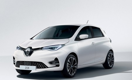 2020 Renault Zoe (Color: Glacier White) Front Three-Quarter Wallpapers 450x275 (27)