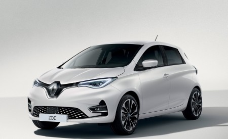 2020 Renault Zoe (Color: Quartz White) Front Three-Quarter Wallpapers 450x275 (24)