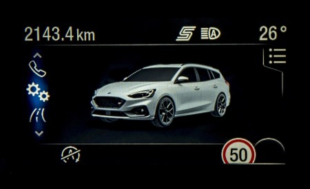 2019 Ford Focus ST (Euro-Spec; Color: Orange Fury) Digital Instrument Cluster Wallpapers 450x275 (72)