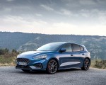 2019 Ford Focus ST (Euro-Spec; Color: Performance Blue) Front Three-Quarter Wallpapers 150x120