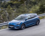 2019 Ford Focus ST (Euro-Spec; Color: Performance Blue) Front Three-Quarter Wallpapers 150x120