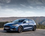 2019 Ford Focus ST (Euro-Spec; Color: Performance Blue) Front Three-Quarter Wallpapers 150x120