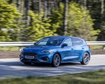 2019 Ford Focus ST (Euro-Spec; Color: Performance Blue) Front Three-Quarter Wallpapers 150x120