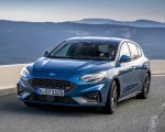 2019 Ford Focus ST (Euro-Spec; Color: Performance Blue) Front Three-Quarter Wallpapers 150x120