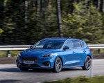 2019 Ford Focus ST (Euro-Spec; Color: Performance Blue) Front Three-Quarter Wallpapers 150x120