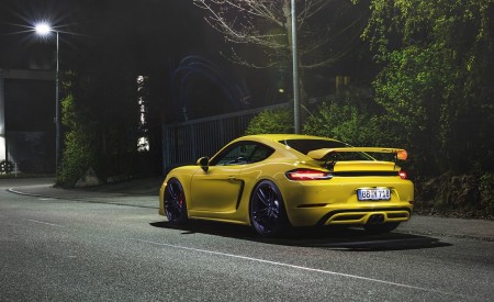 2019 TECHART Porsche 718 Cayman Rear Three-Quarter Wallpapers 450x275 (23)