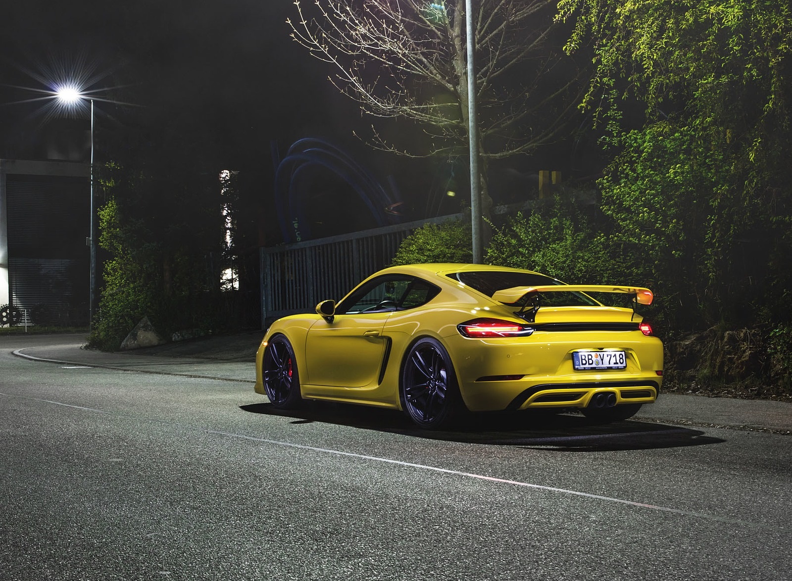 2019 TECHART Porsche 718 Cayman Rear Three-Quarter Wallpapers #23 of 41