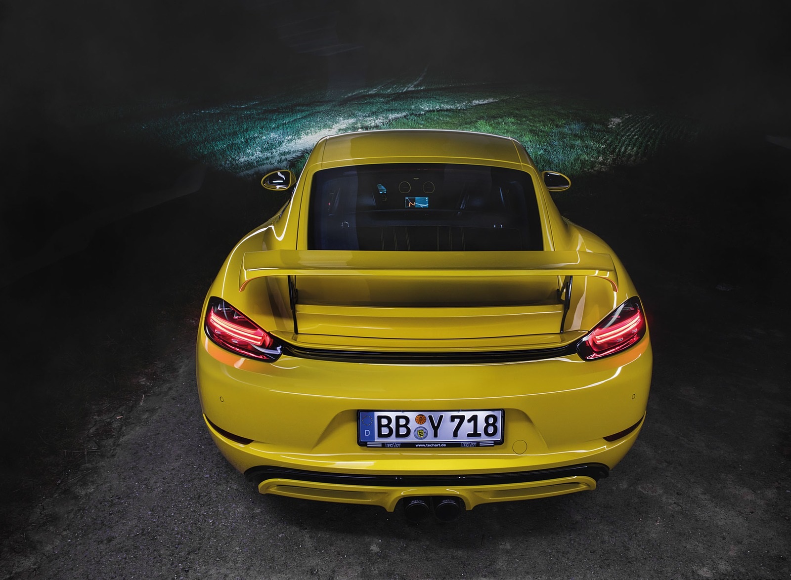 2019 TECHART Porsche 718 Cayman Rear Wallpapers #25 of 41