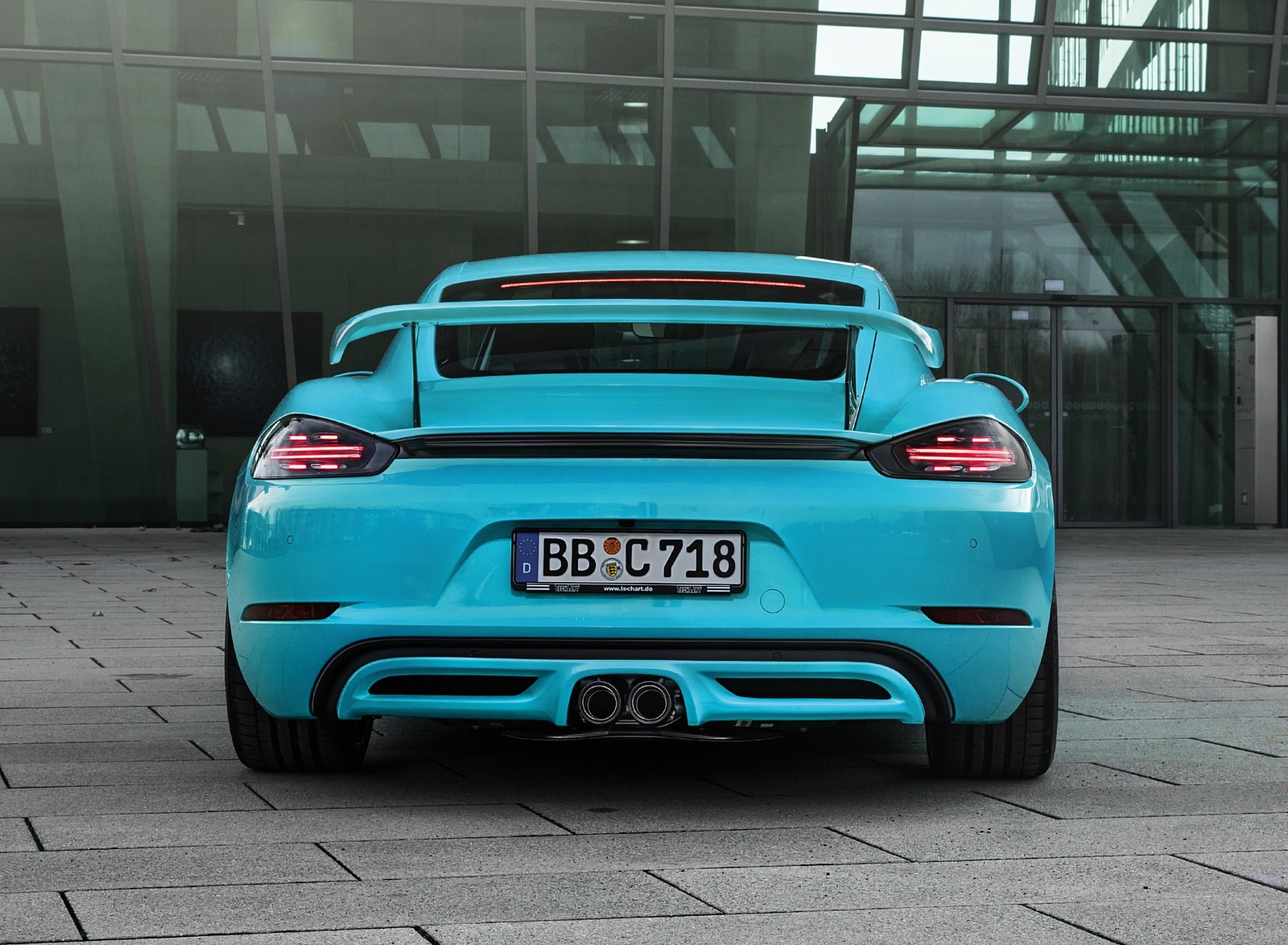 2019 TECHART Porsche 718 Cayman Rear Wallpapers #3 of 41