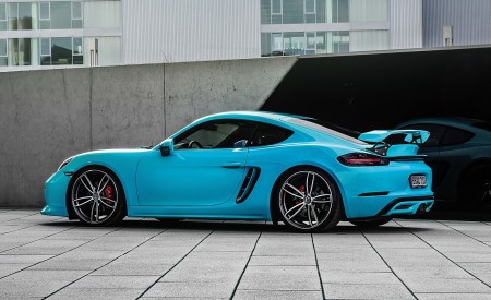 2019 TECHART Porsche 718 Cayman Side Wallpapers 450x275 (4)