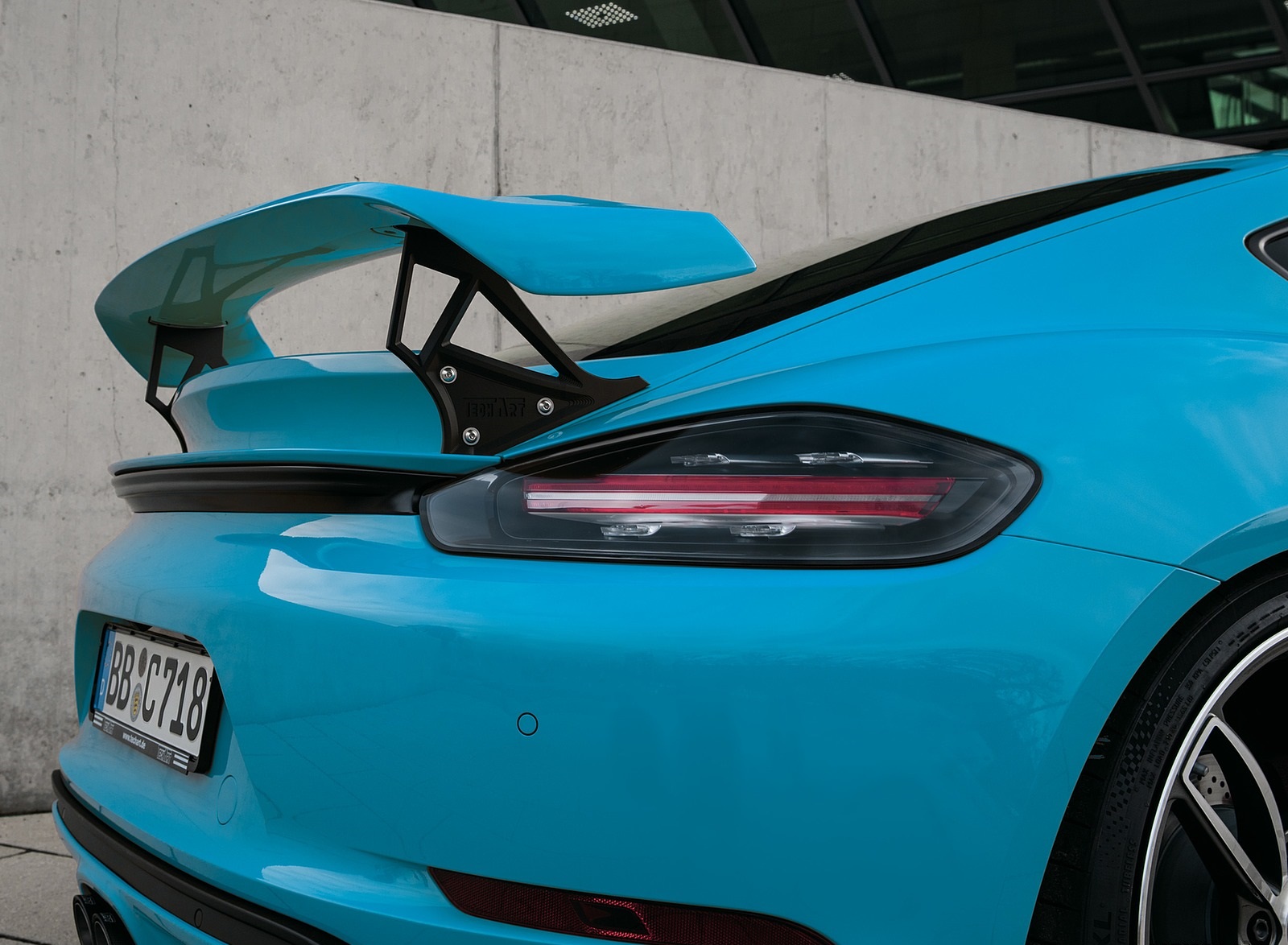 2019 TECHART Porsche 718 Cayman Spoiler Wallpapers #5 of 41