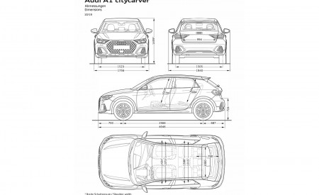 2020 Audi A1 Citycarver Dimensions Wallpapers 450x275 (64)